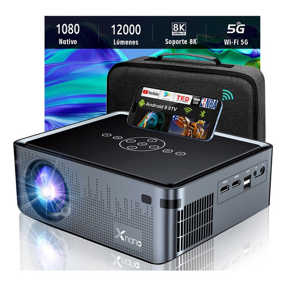 Proyector Android X1 Pro 8k Wifi Inteligente Full Hd 12000lm
