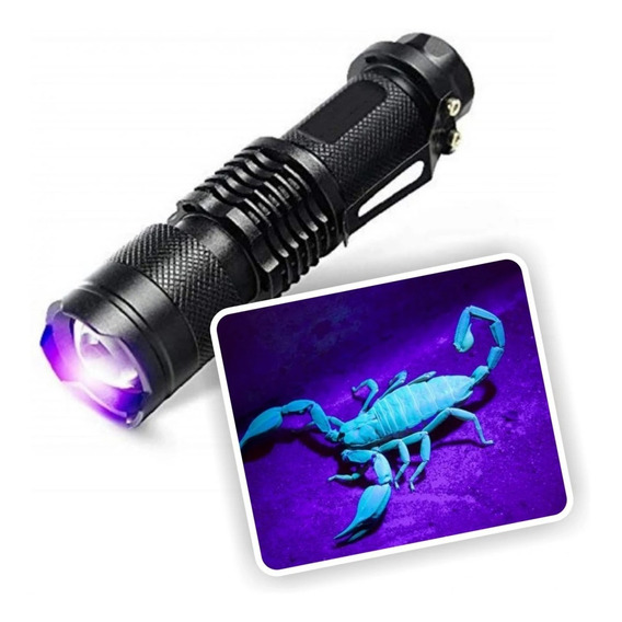  Linterna Scorpion Black Light Uv Led Uv Ultravioleta Luz 