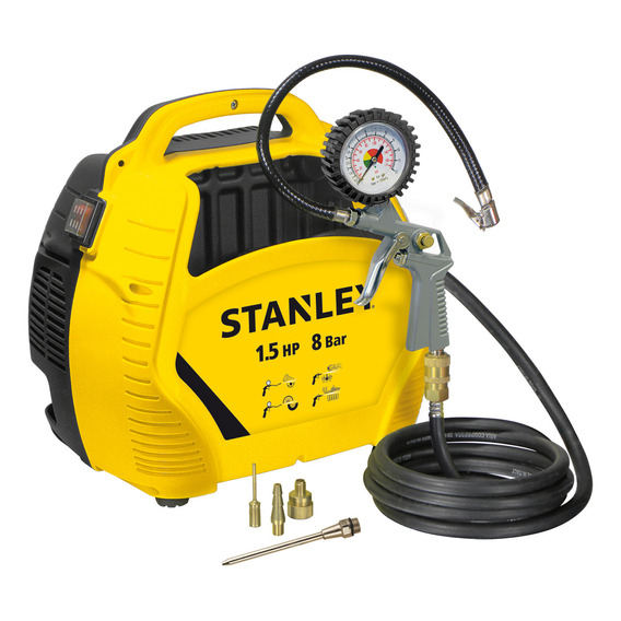 Compresor Stanley Sin Tanque 1.5hp Stc595 Color Amarillo/Negro Fase eléctrica Monofásica Frecuencia 50 Hz