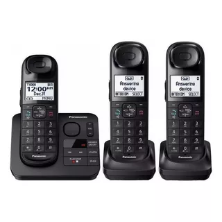 Telefono Inalambrico Panasonic Kx-tg3683b Triple Contestador