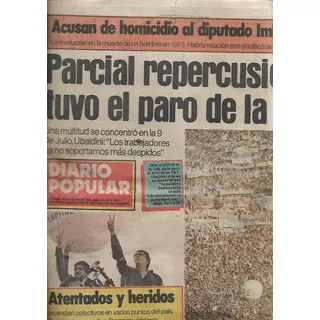 Diario Pòpular / Nº 4027 / 1985 / Paro De La Cgt / 