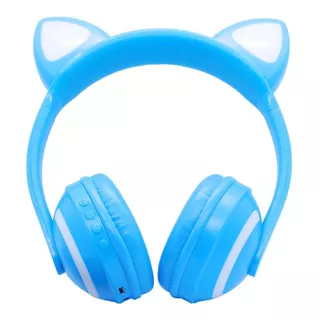 Fone Orelha-gatinho Bluetooth Led 7 Cores - B