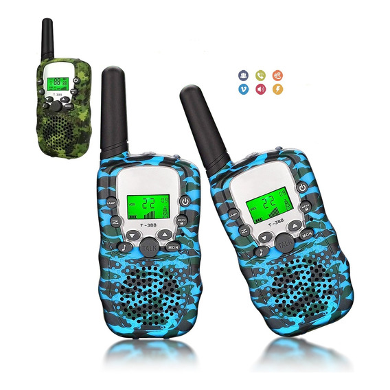 Radio Portátil Walkie Talkies De Juguete Militar Para Niños