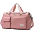 Bolso Viaje Deportivo Futbol Grande Impermeable Gimnasio Rosa Lisa