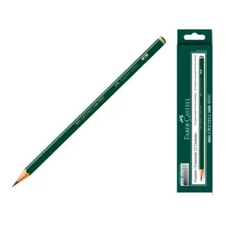 Lápis Grafite Eco 9000 8b Faber Castell Caixa Com 12