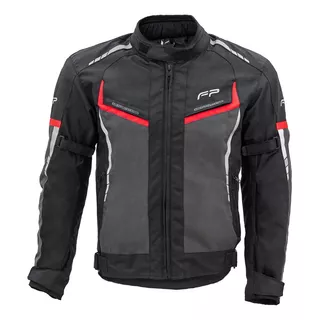 Chaqueta Moto Protección Invierno Fire Parts Axis Gris