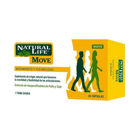 Natural Life Move Articulaciones Flexibilidad 30 Capsulas Sabor Sin sabor