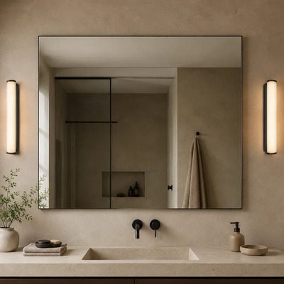 Aplique Led Paston S Black 40cm  Diseño Premium 10w Negro