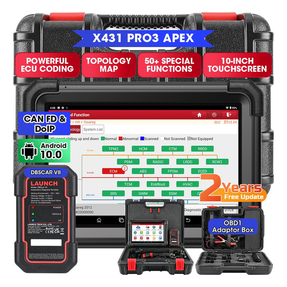 Inicie La Herramienta De Diagnóstico X431 Pro3 Apex Topology