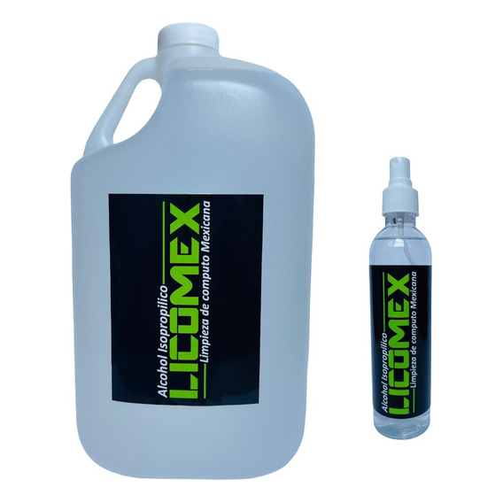 4l + 125 Ml Limpiador Alcohol Isopropilico Licomex