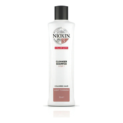  Shampoo Limpiador #3/crecimiento Cabello Teñido 300ml/nioxin