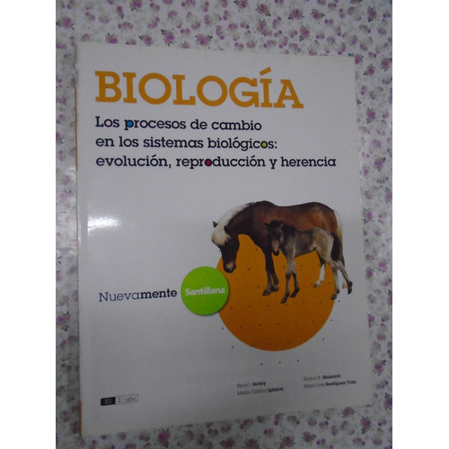 Biologia 2 Nuevamente Santillana, De Godoy, Elina I.. Editorial Santillana, Tapa Blanda En Español