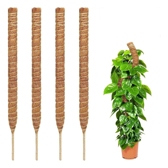 4 Pcs Tutor Para Planta,poste Flexible Para Plantas Monstera