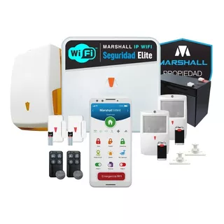 Kit Alarma Marshall Ip Wifi Inalambrica Domiciliaria