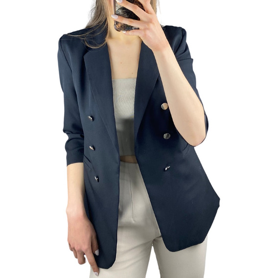 Saco Blazer Dama Casual Formal Para Mujer Moderno Joss