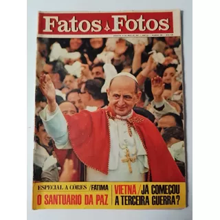 Revista Fatos E Fotos Nº 330 Papa Paulo Vi