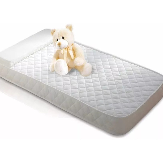 Colchon Cuna Funcional 140*80*10cm Matelaseado + Almohada Motivo Infantil Gani 