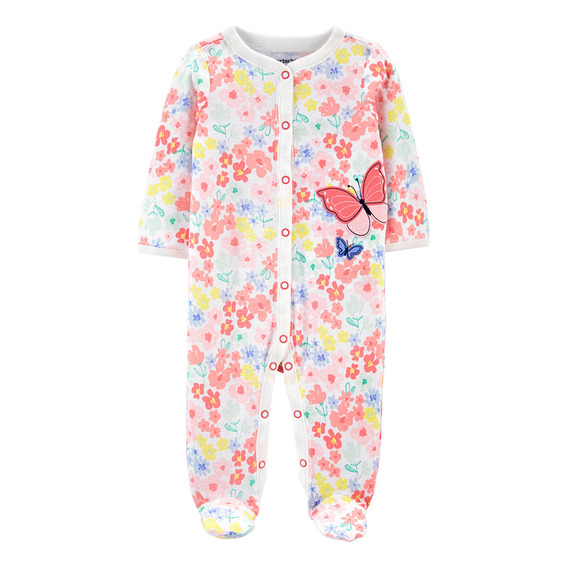 Carter's Osito Pijama Algodon Broches Mariposas 1l551310