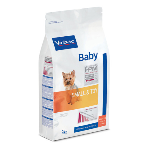 Alimento Virbac Veterinary HPM Baby para perro cachorro de raza mini y pequeña en bolsa de 3kg