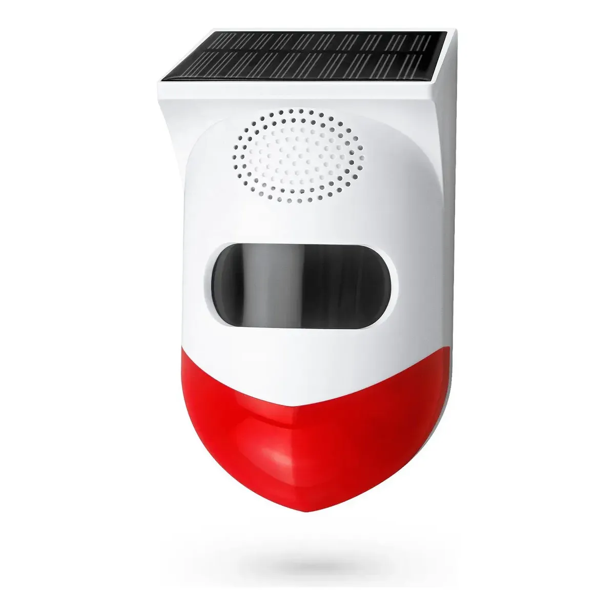 Sensor De Movimiento Inalámbrico Tuya Solar Wifi Y 433mhz Alarma Blanco