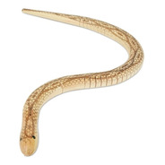 Cobra Madeira Articulada 50cm Enfeite Decorativo Brinquedo