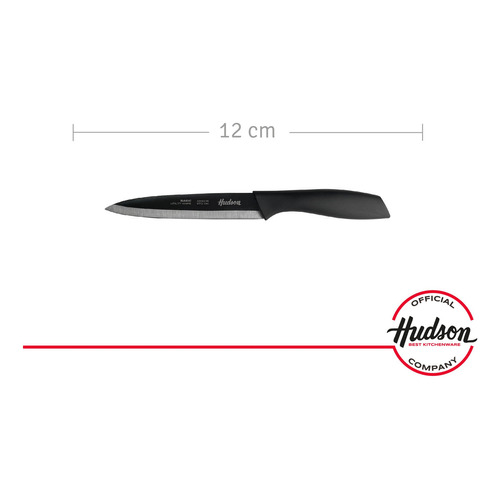 Hudson Basic BSUT05 cuchillo utilitario acero inoxidable color plateado