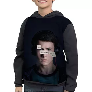   Casaco Moletom Infantil Os Treze Porques Clay Jensen