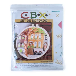 Set De Bordado Completo Marca Cbx Modelo De 24 X 24