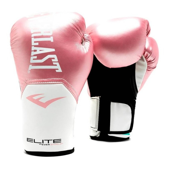 Guante Box Everlast Elite Pro Style 12 Y 14 Oz Rosa