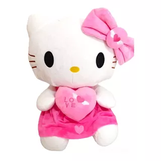 Hello Kitty Peluche Love Gigante 40 Cm Importado Original