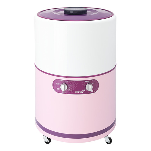 Lavadora semiautomática Acros ALF2053E rosa 20kg 127 V