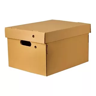Caja De Archivo 40x36x26cm Carton Kraft Pack X 10u