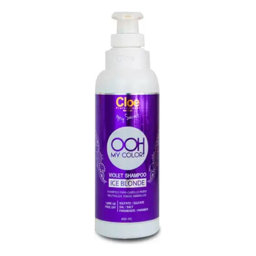 Shampoo Ohh My Color Violet Cloe Profesional - Ice Blonde