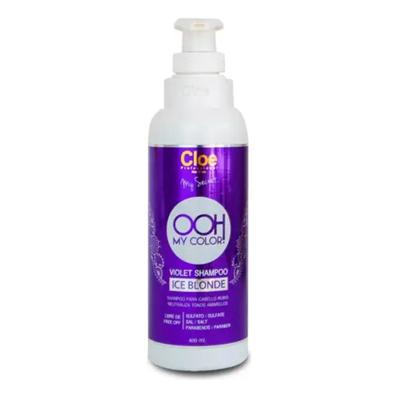 Shampoo Ohh My Color Violet Cloe Profesional - Ice Blonde