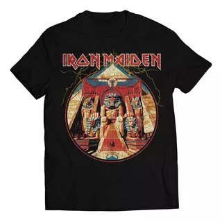 Camiseta Oficial Iron Maiden P-slave Rock Activity