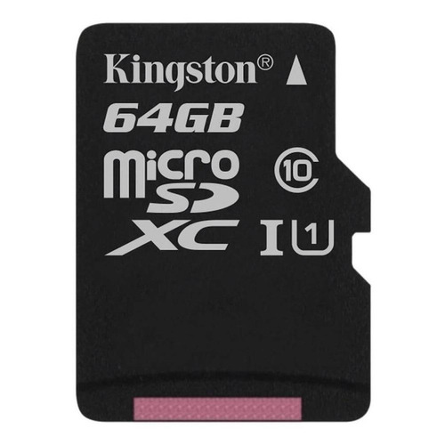 Tarjeta de memoria Kingston SDCS  Canvas Select con adaptador SD 64GB