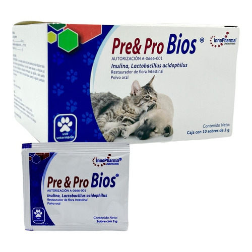 Pre & Pro Bios Polvo Oral 10 Sobres 3 Gr Flora Intestinal Y
