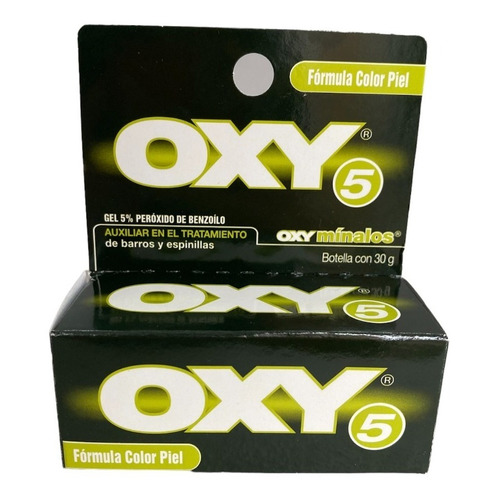 Oxy 5 Anti Barros Y Espinillas Fórmula Color Piel 30g Tipo De Piel Grasa