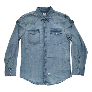 Camisa Jean Levi's Classic Western Mid Stone Wash -importada