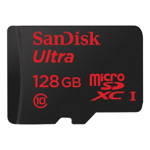 Tarjeta de memoria SanDisk SDSQUNC-128G-GN6MA  Ultra con adaptador SD 128GB