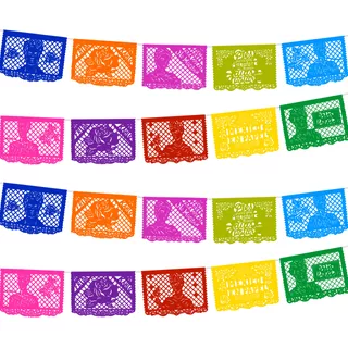 Papel Picado -  Enramada Papel Frida Kahlo 10 Piezas