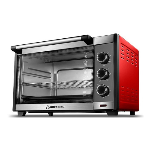 Horno Eléctrico Ultracomb 55l Rojo Uc-55cn Color Rojo/Negro