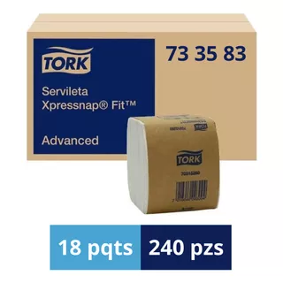 Tork Xpressnap® Fit Blanca Universal 18 Paq / 240 Piezas