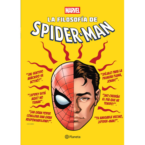 La filosofía de Spider-Man, de Marvel. Serie Marvel Editorial Planeta México, tapa blanda en español, 2021