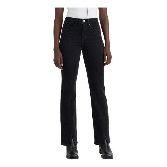 Jeans Mujer 314 Shp Seamed Straight Negro Levis A7402-0000