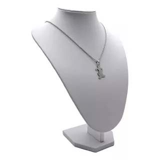 Exhibidor De Collares Blanco De 25cm Cuello Para Exhibir 