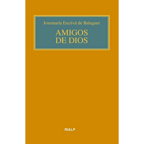 Amigos De Dios Bolsillo Rustica Color, De Escriva De Balaguer, Josemaria. Editorial Ediciones Rialp S.a., Tapa Blanda En Español