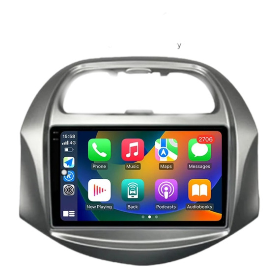 Estereo De Pantalla Android Chevrolet Beat Carplay Gps Touch