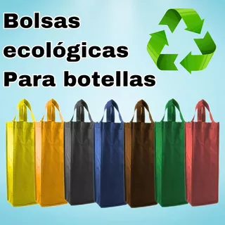 Bolsas Ecológicas Variadas Porta Botellas 