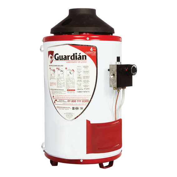 Boiler De Paso Gas Lp 4.5l 1.5 Servicios Soporte Pared Guard